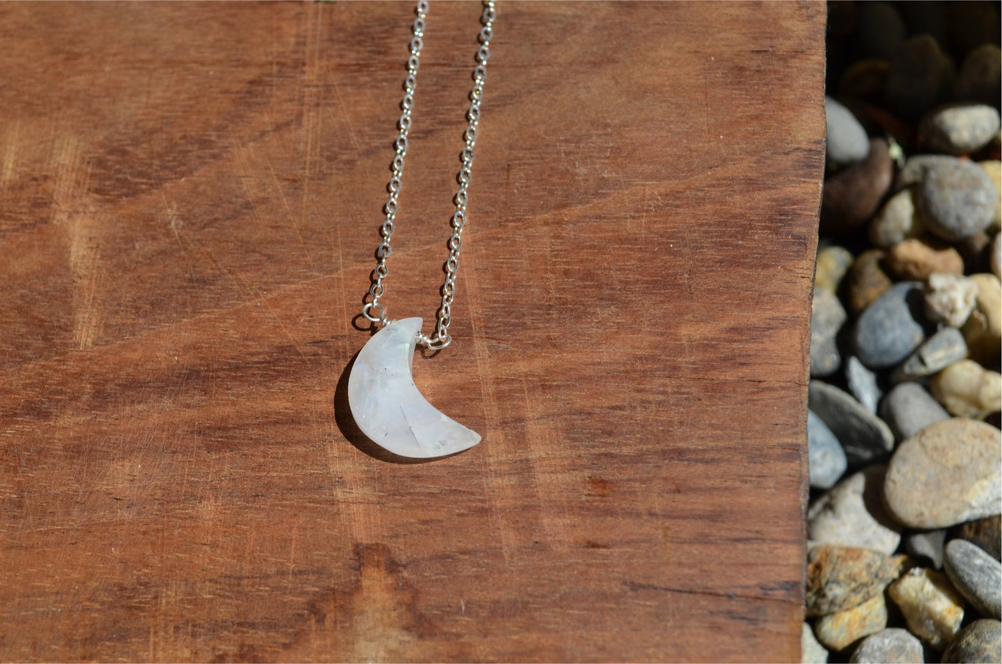 Half Moon Bay Necklace •Moonstone