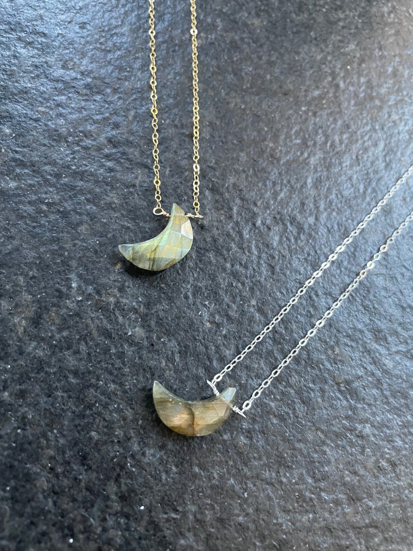 Half Moon Bay Necklaces •Labradorite