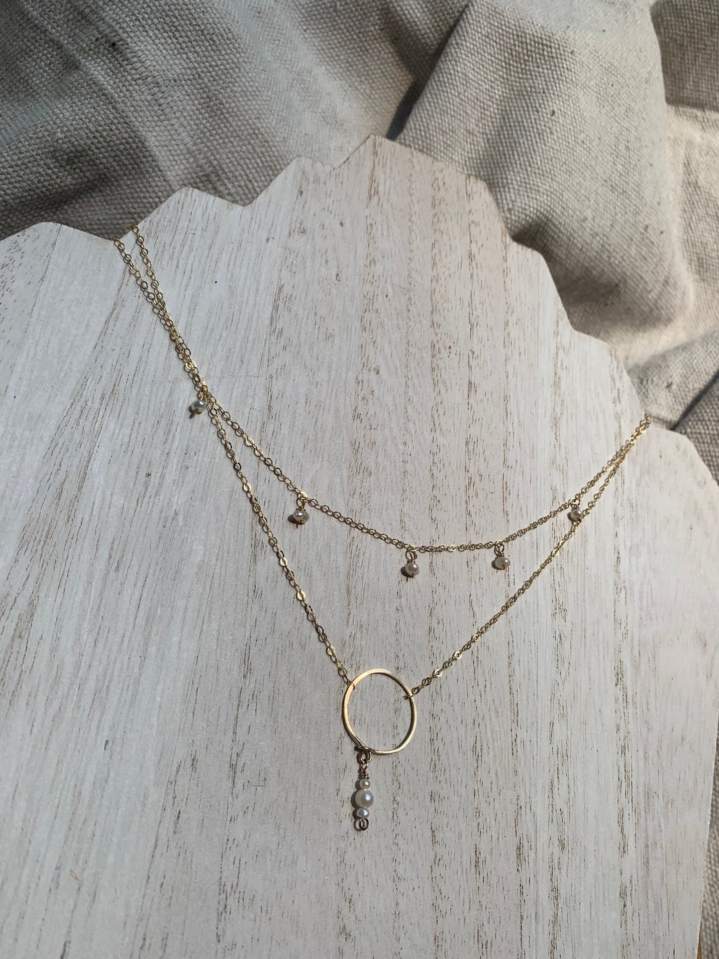 Luna Necklace •Freshwater Pearl