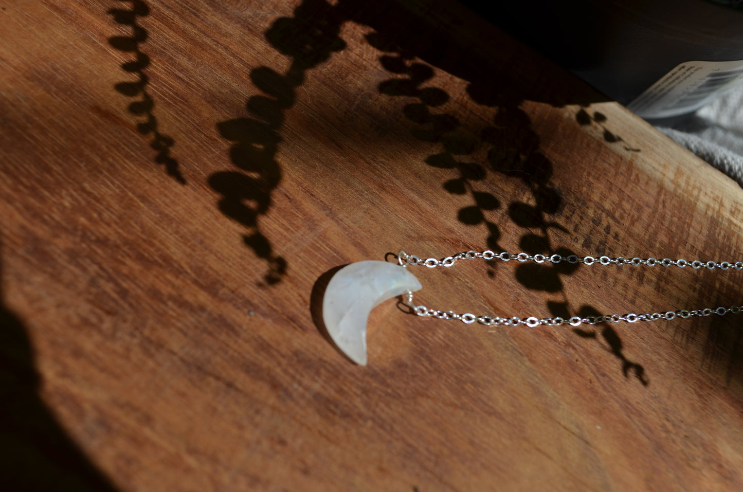 Half Moon Bay Necklace •Moonstone