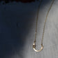 Mini Bridge Necklace •Herkimer Diamond