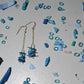 Blue Micro Plastic Chain Drops